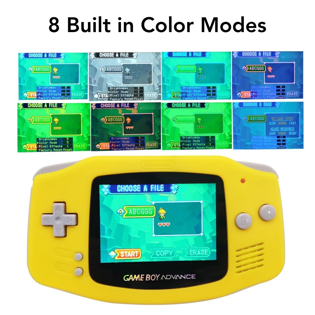 GameBoy Advance 3.0 V5 IPS Backlight Kit 720×480 LCD for GBA Game Boy NO SOLDER