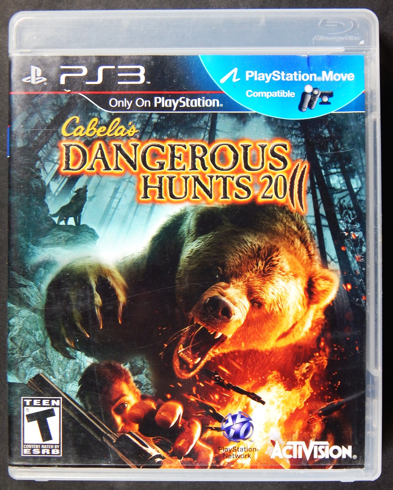 PS3 CABELA’S DANGEROUS HUNTS 2011 PLAY STATION MOTION COMPATIBLE MULTI PLAYER