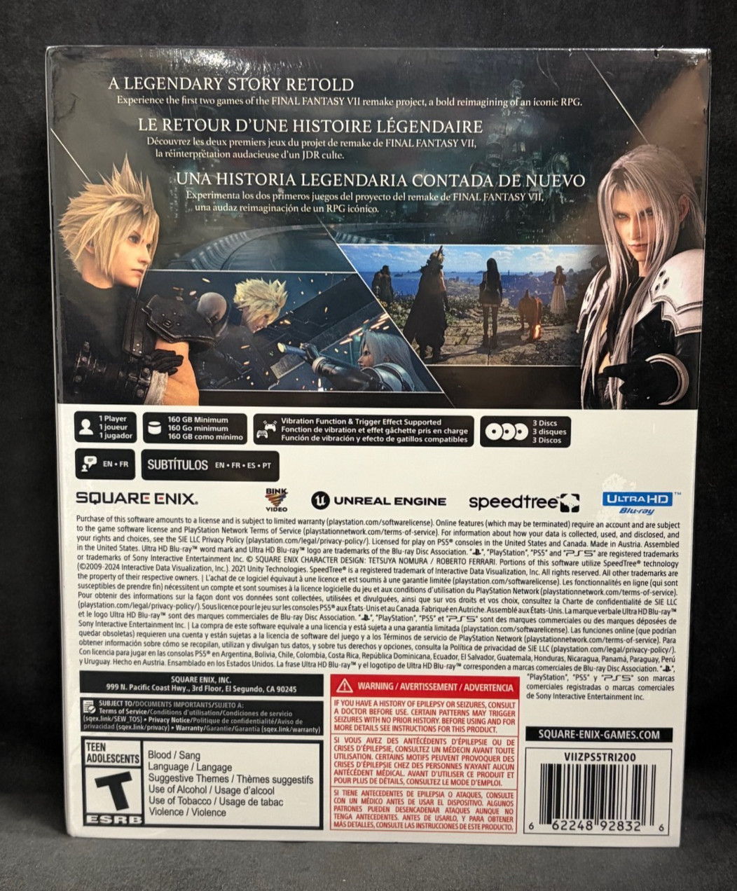 Final Fantasy VII Remake Intergrade & Rebirth Twin Pack (PlayStation 5 PS5) NEW