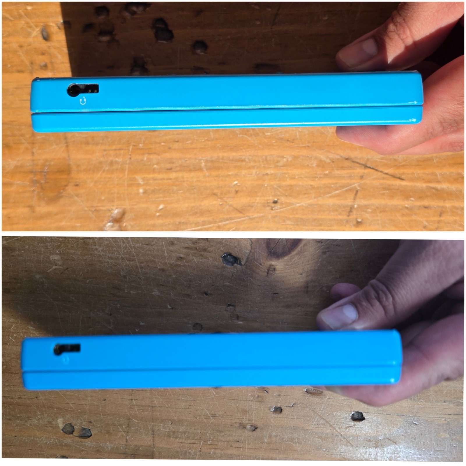 Nintendo DSi TWL.001 Teal Blue Video Game Handheld System W/Charger WORKING