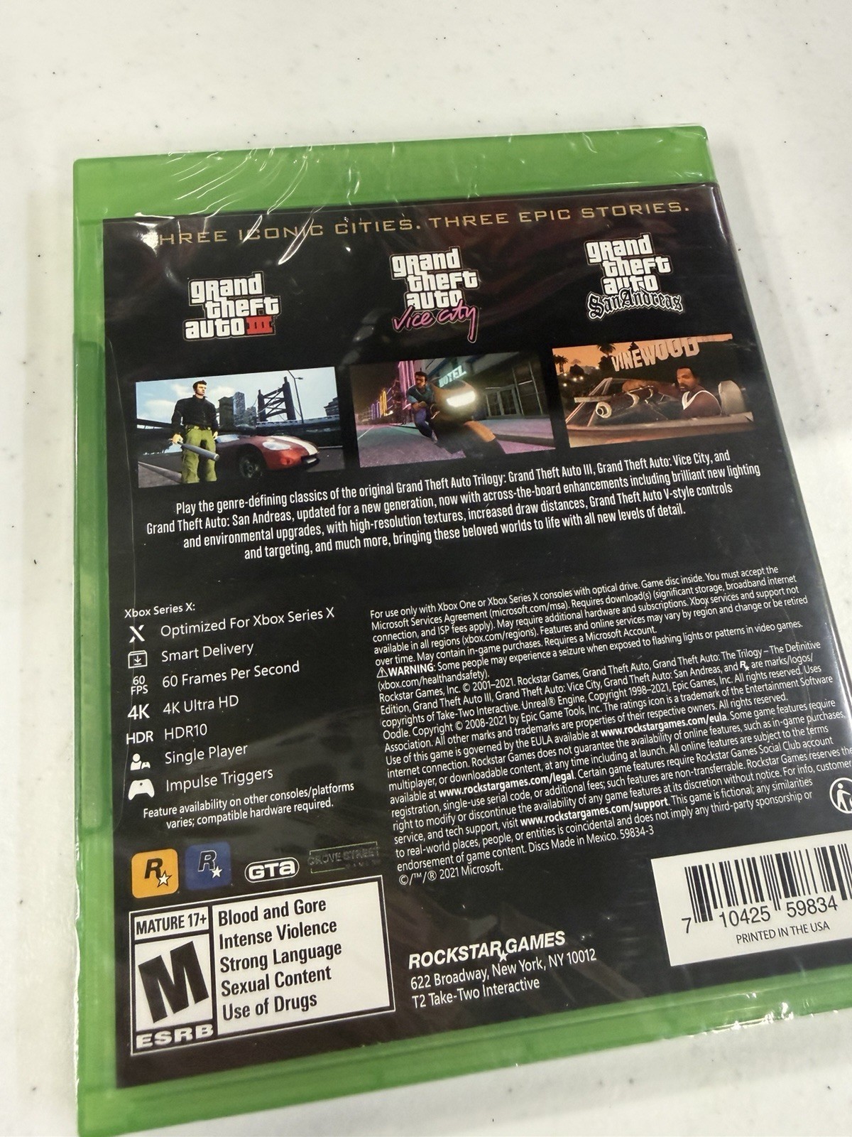 Grand Theft Auto: The Trilogy – The Definitive Edition – Xbox Series X/Xbox One