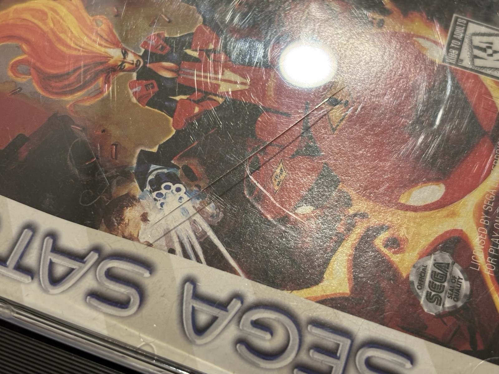 Machine Head (Sega Saturn Eidos 1996) CIB Complete with Reg Card Tested & Works!