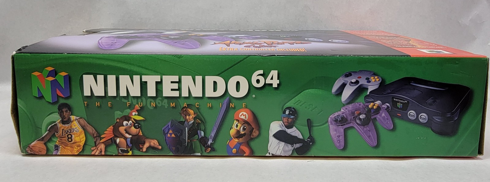 Nintendo 64 w/ Atomic Purple Extra Controller Complete in Box w/ Manuals & Foam