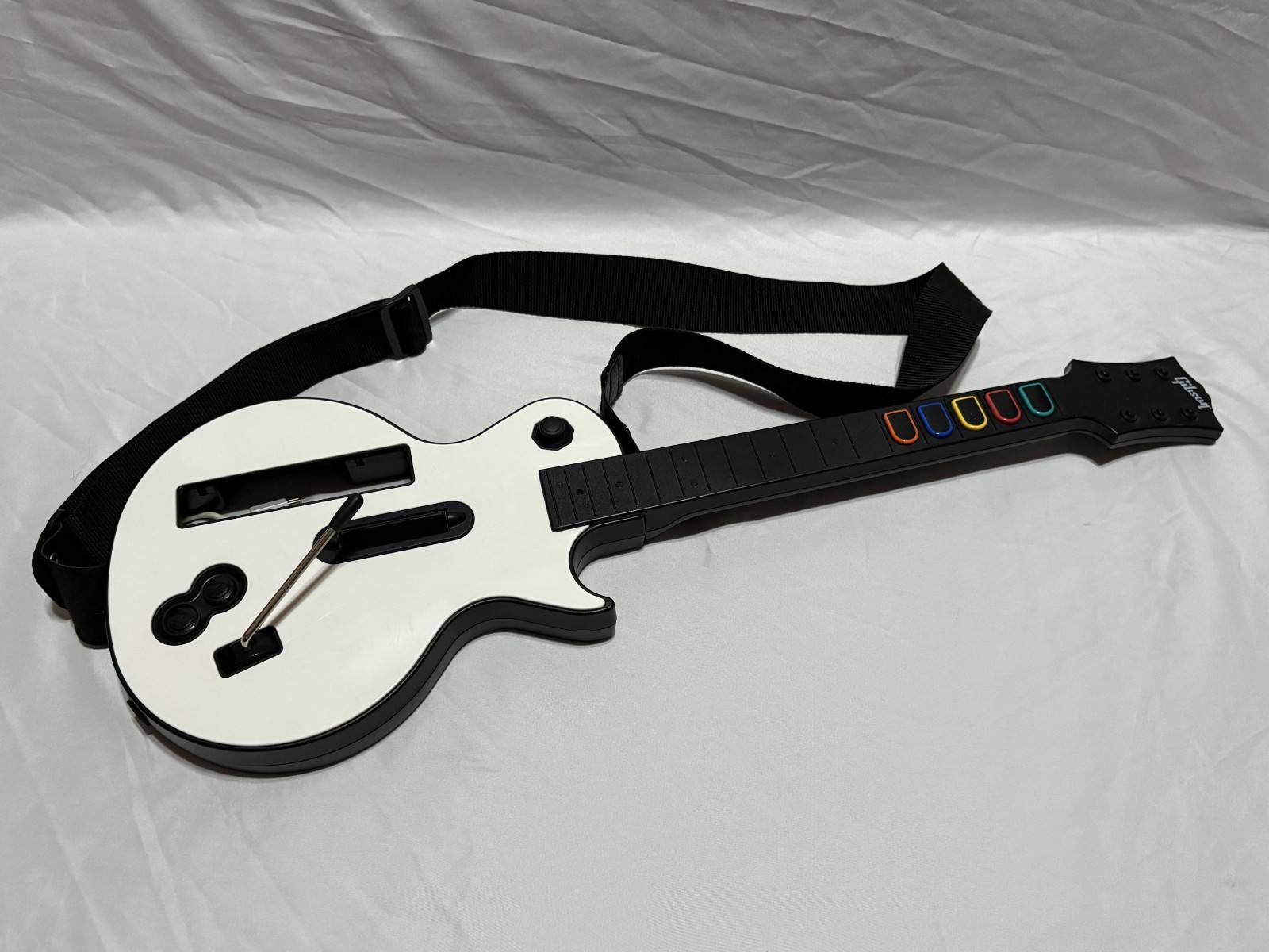 RedOctane Guitar Hero Les Paul Wii Controller White Wireless 95125.805 *READ*