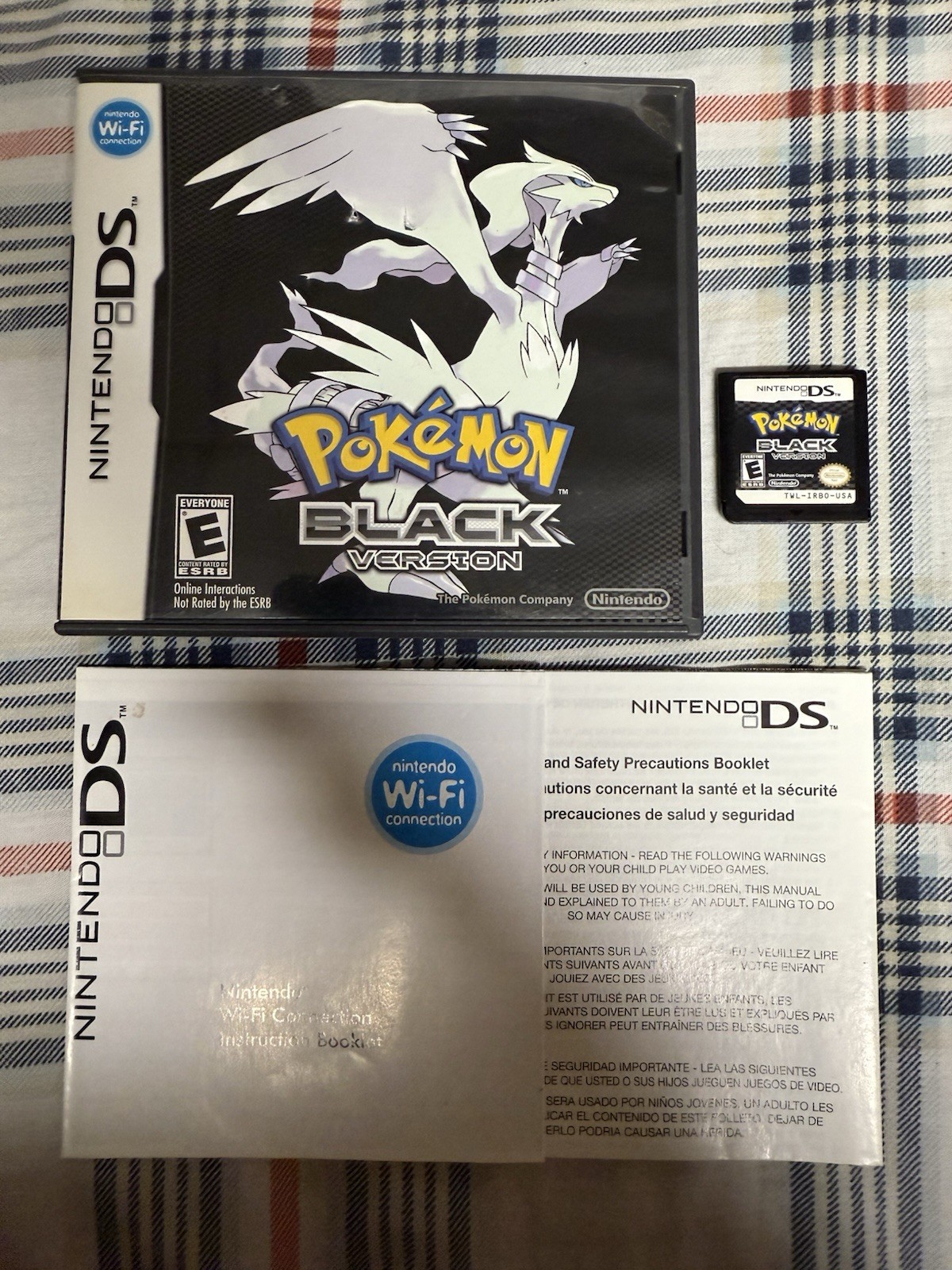 Pokemon Black and White, AUTHENTIC & TESTED. Has Case, Cart & manual In Picture