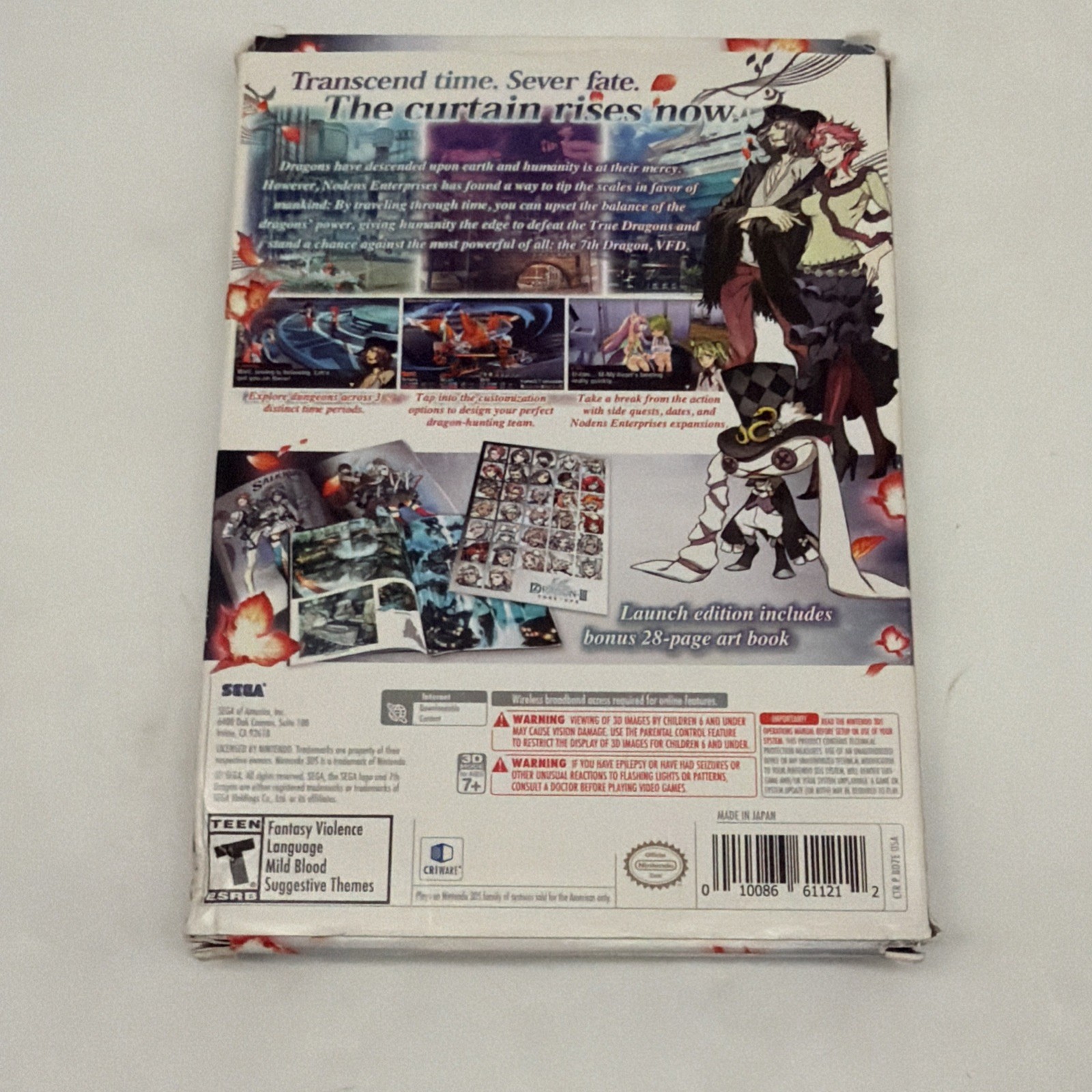 7th Dragon III Code: VFD Bundle (Nintendo 3DS, 2016)!