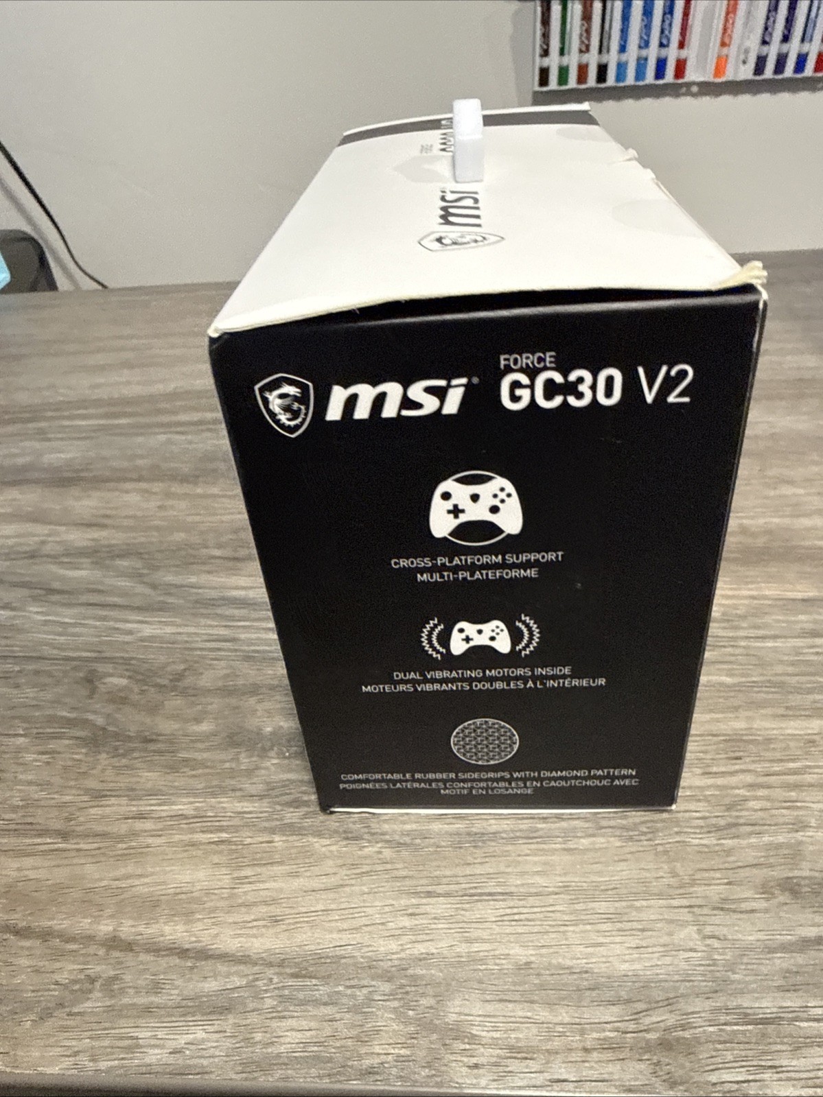 MSI Force GC30V2 Wireless Gaming Controller, Dual Vibration Motors, Dual Connect