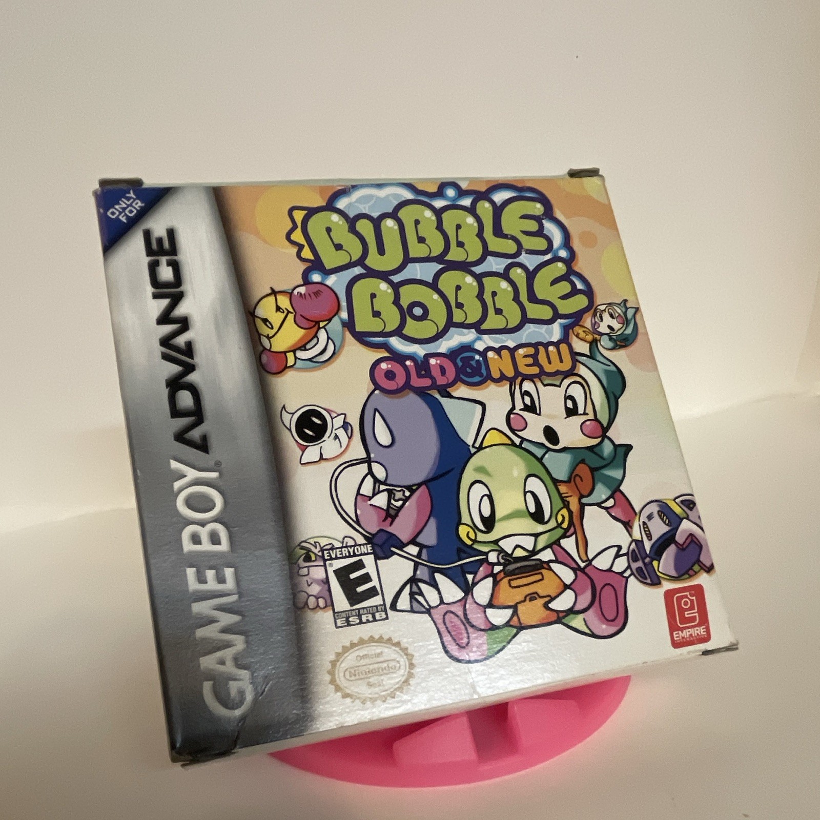 Nintendo Bubble Bobble: Old & New Game Boy Advance BOX AND INSTRUCTIONS ONLY