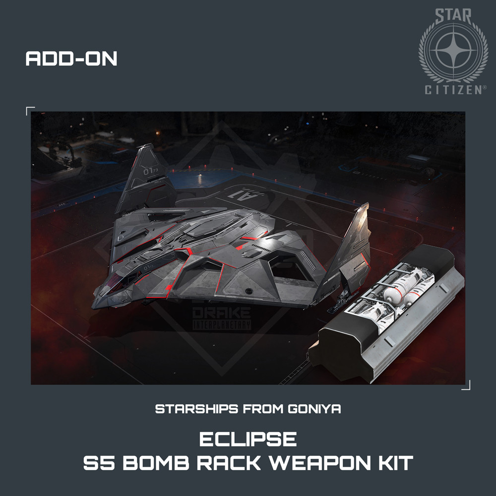 STAR CITIZEN – ADD-ONS – AEGIS ECLIPSE – S5 BOMB RACK WEAPON KIT