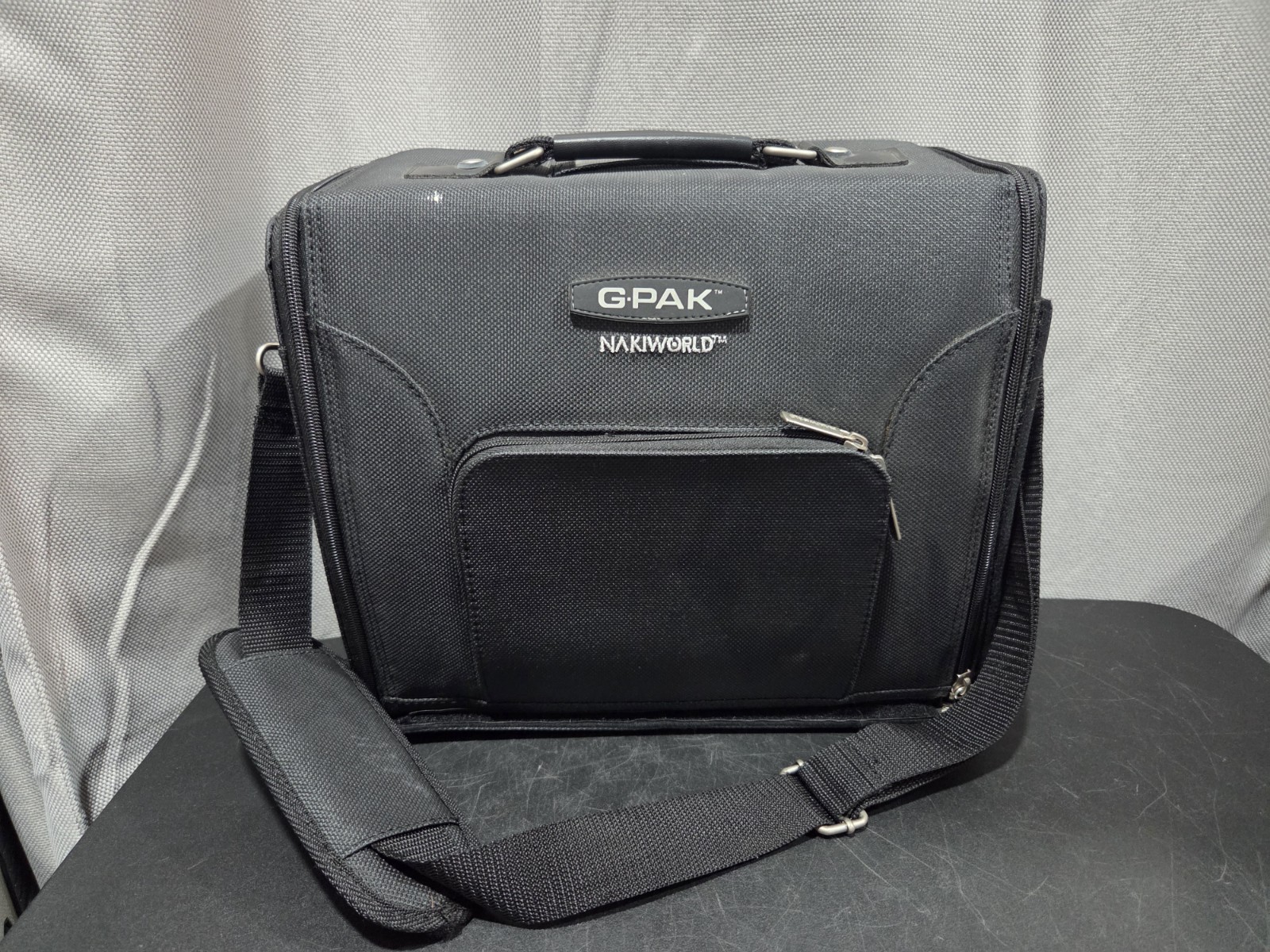 G-Pak Padded Travel Bag Nintendo Wii /Wii U NakiWorld Black Carry Case w/Strap