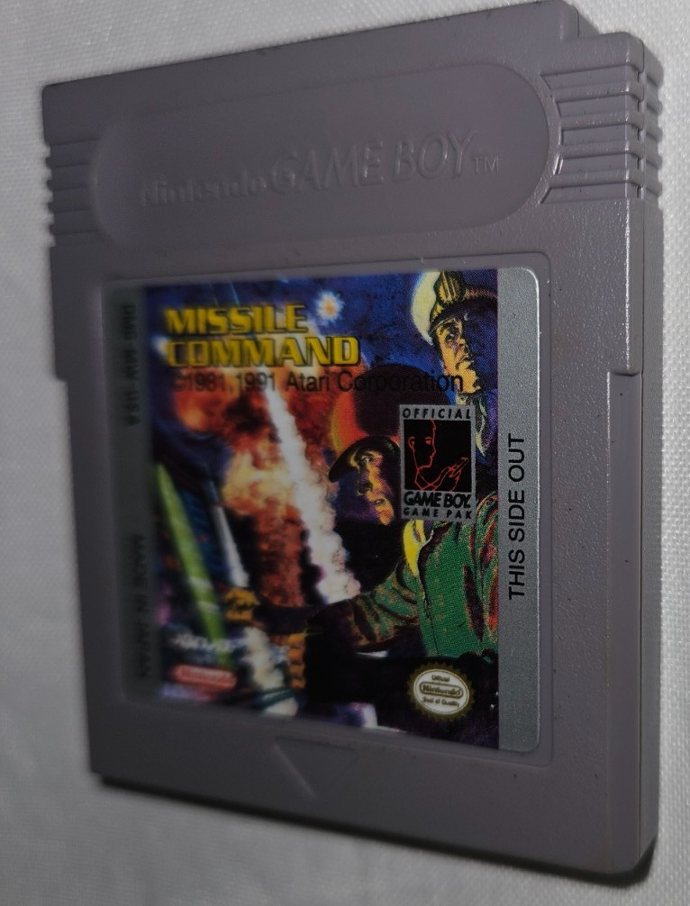 Missile Command Cartridge Only Authentic Nintendo Game Boy 1991 GameBoy Accolade