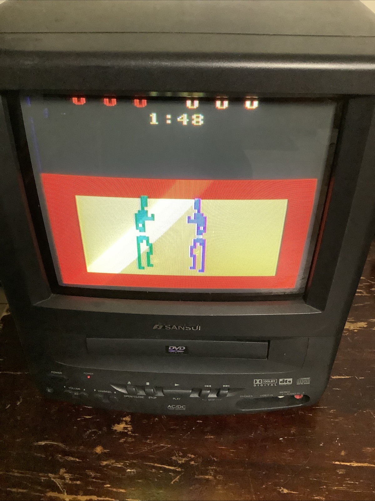 Atari 2600 4in1 Brazil Video Game Cartridge (Kung Fu, Dragon Fire, Spider Man)