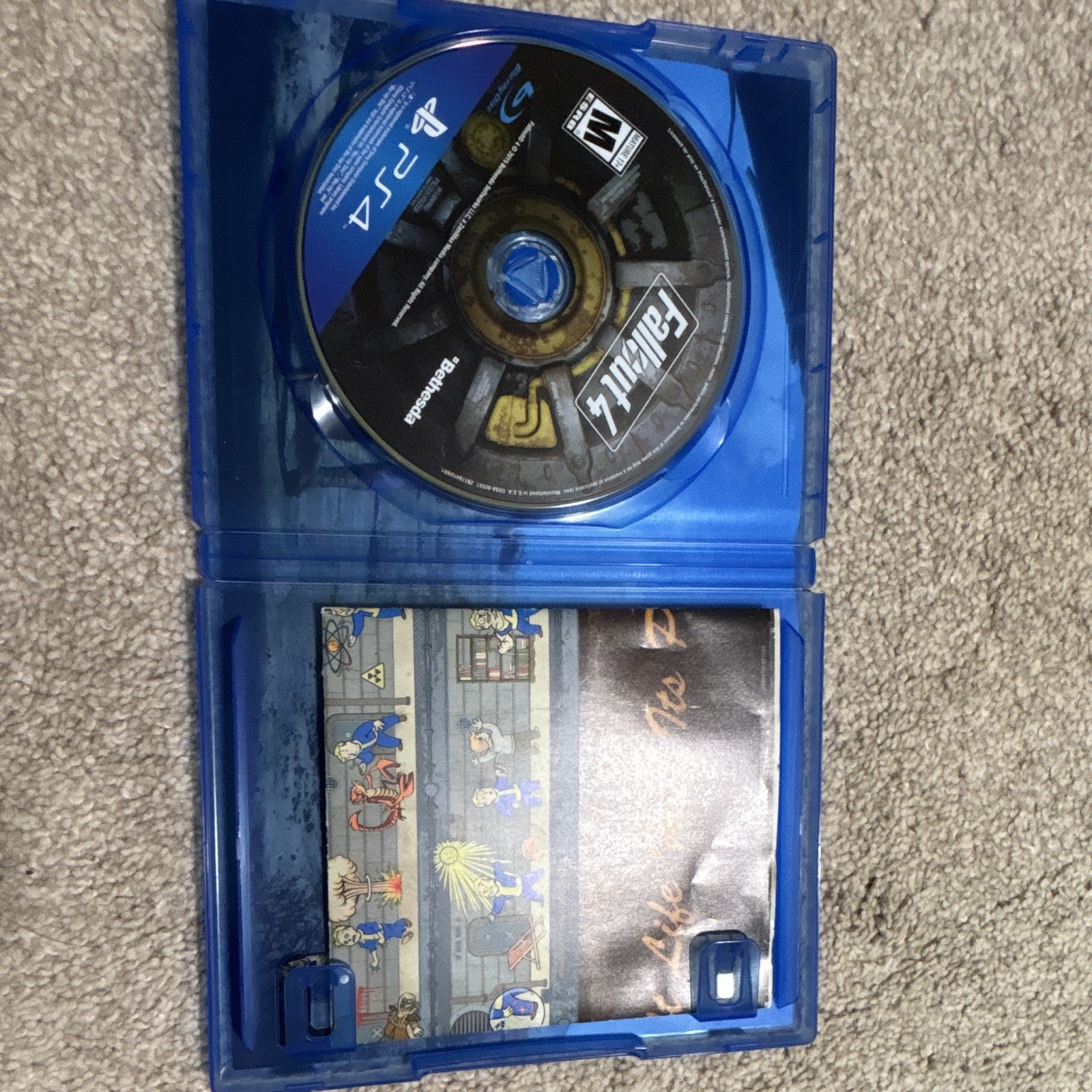 Bethesda Fallout 4 PS4 M NTSC-U/C 2015 Action RPG Role Playing Manual