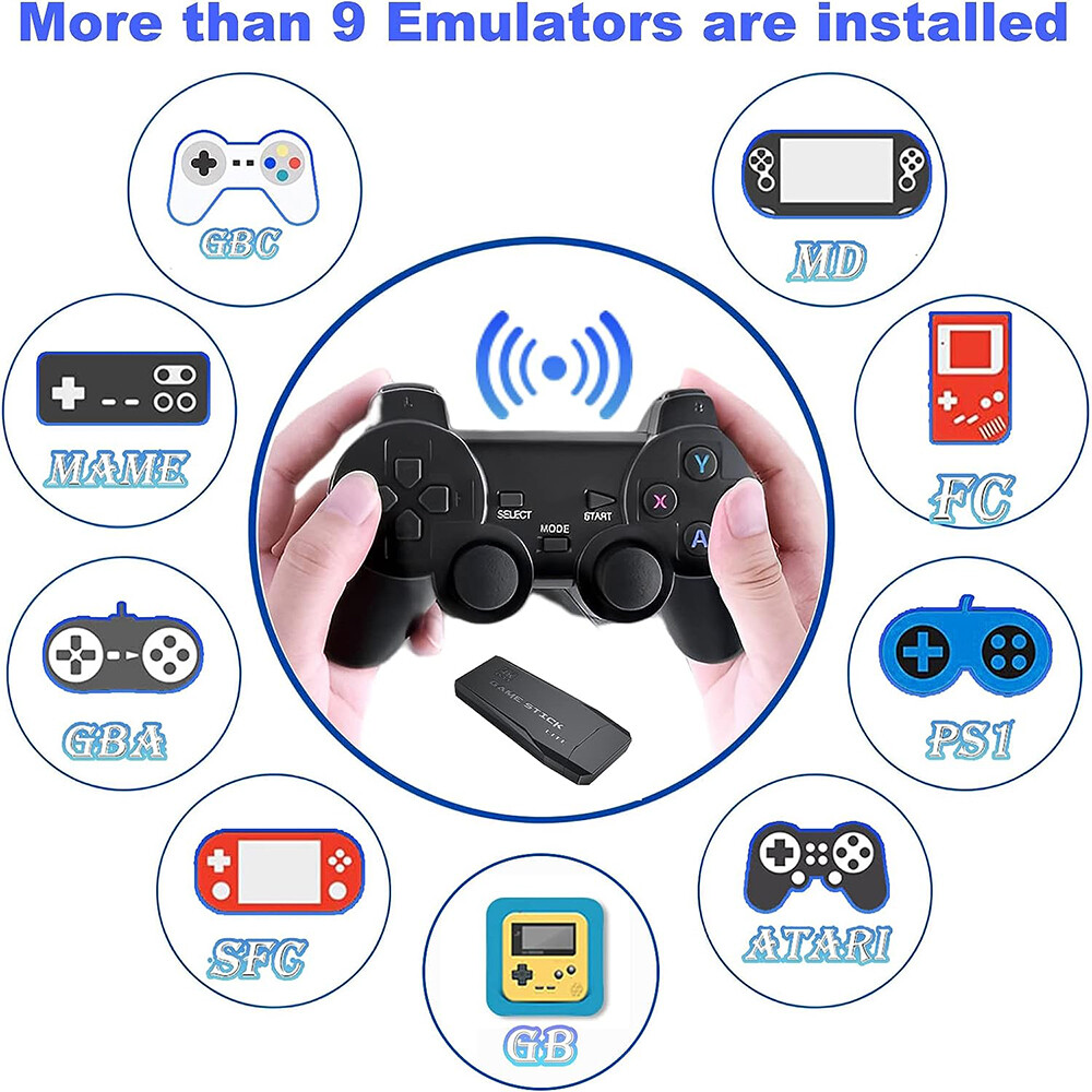 X2 Plus 64g-128G 41000 Game GD10 Pro 4K Game Stick Retro Wireless Consoles AAR
