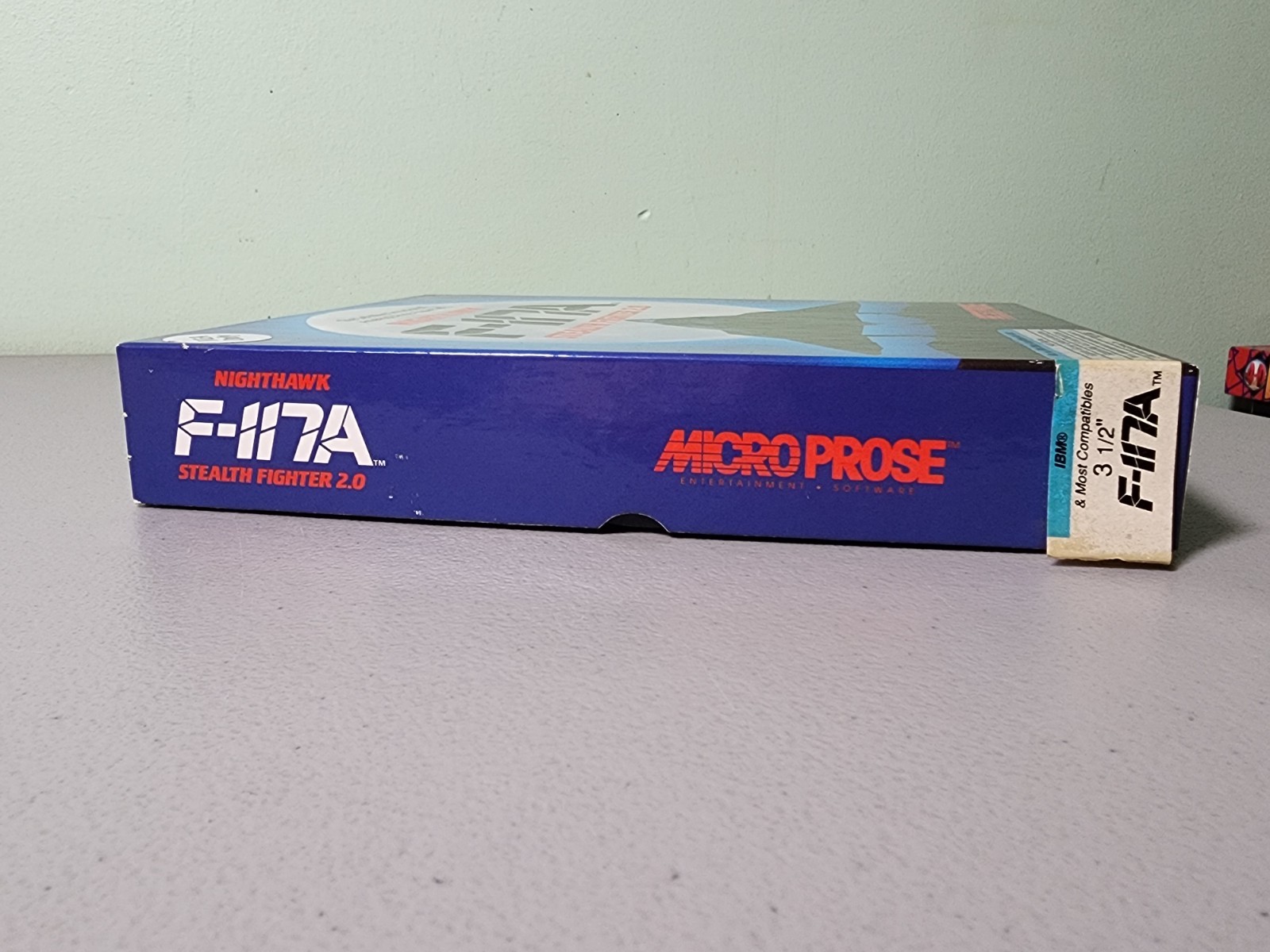 NIGHTHAWK F-117A Stealth Fighter 2.0 IBM PC Big Box 3.5 Floppy Disk Complete CIB