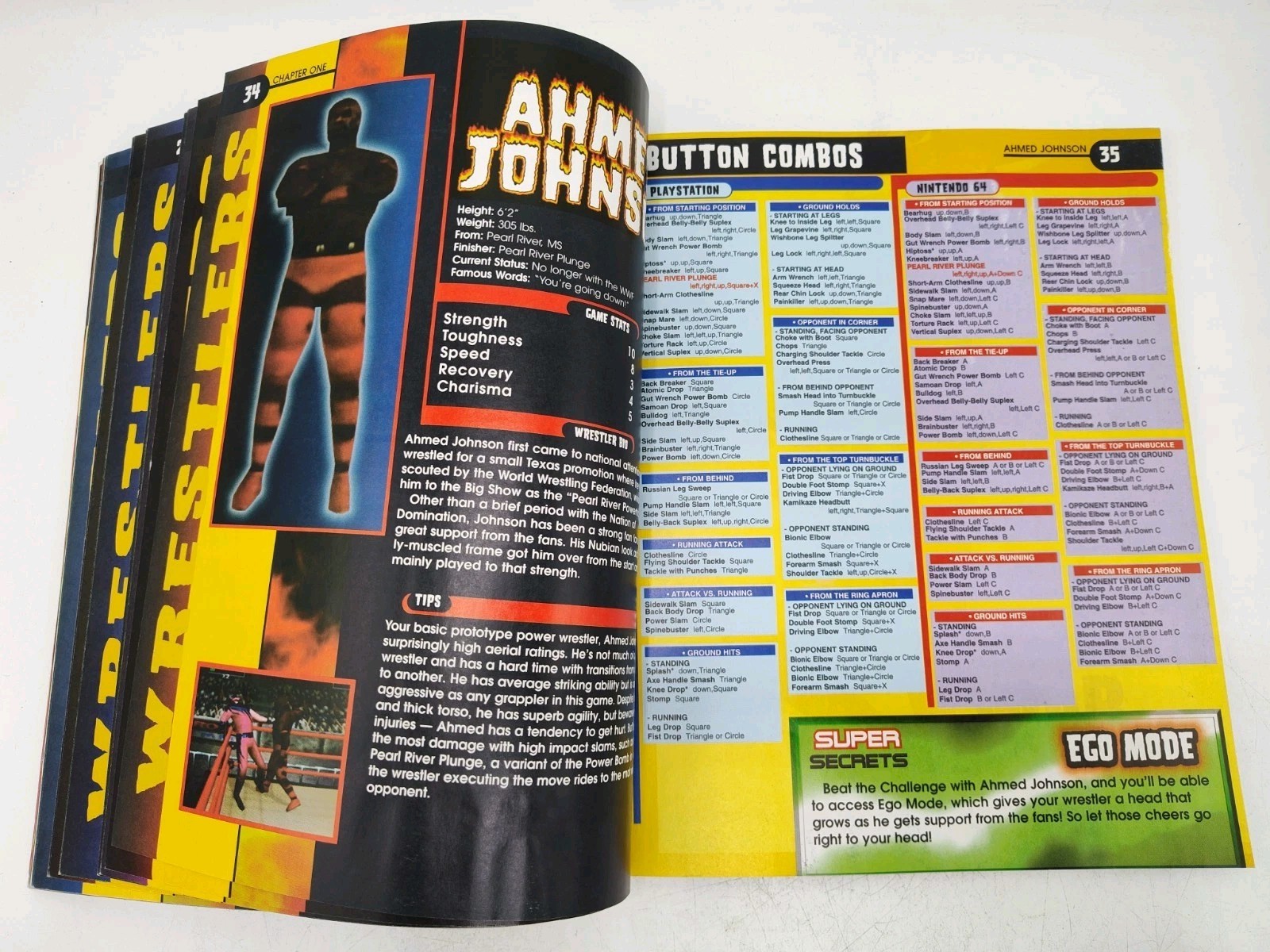 WWF War Zone (N64, 1998) *CIB + Case Protector + Strategy Guide* VINTAGE Tested!