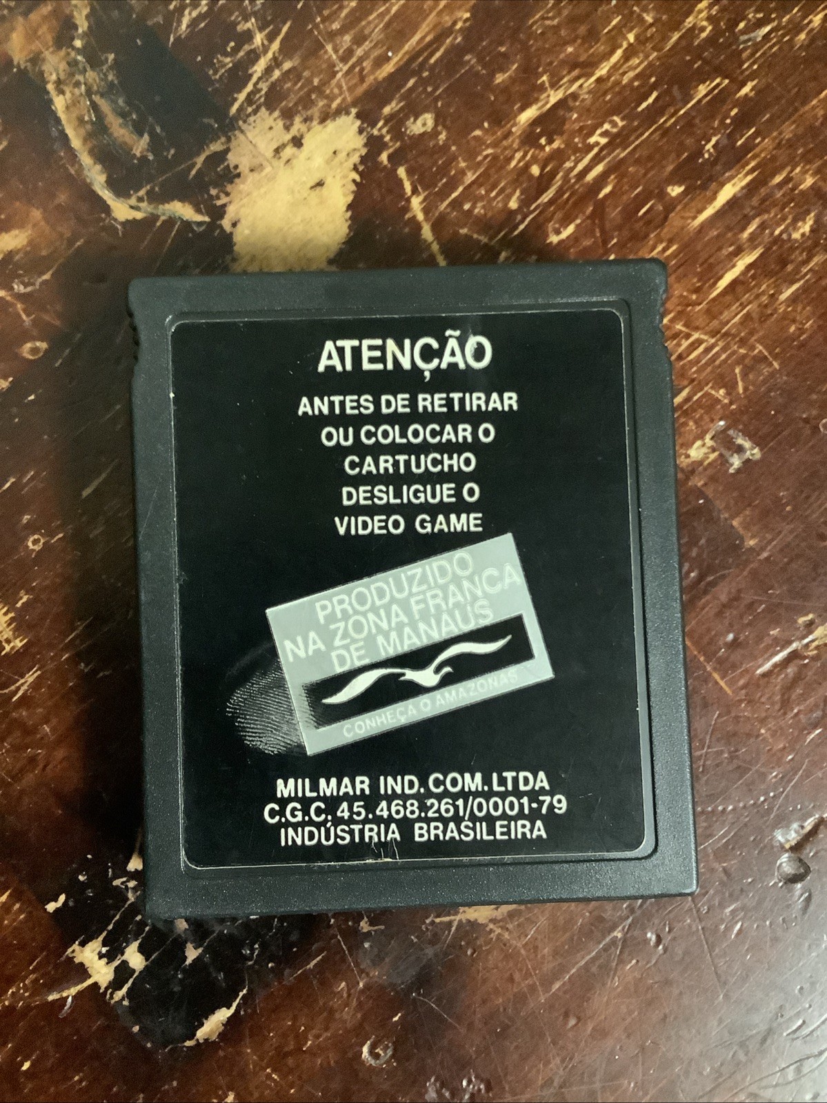 Atari 2600 4in1 Brazil Video Game Cartridge (Kung Fu, Dragon Fire, Spider Man)