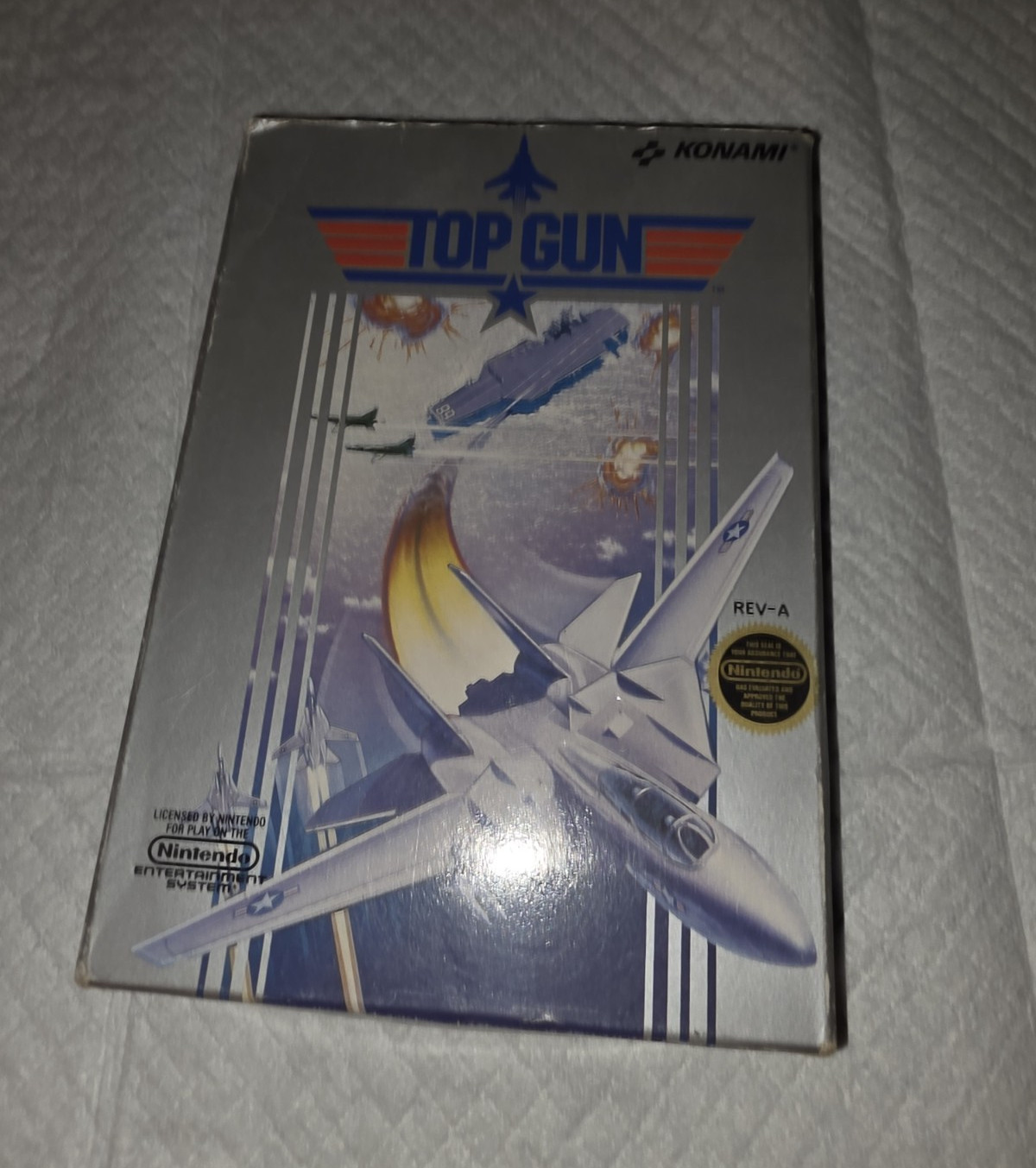 Konami Top Gun for Nintendo NES – Box/Case 1987 NTSC-U/C Flight Sim