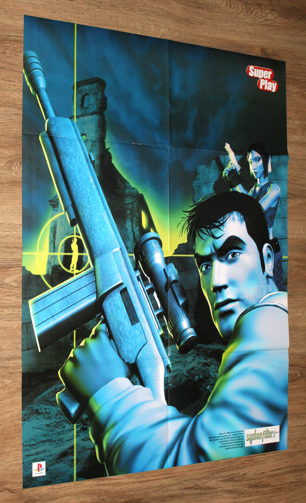 2000 MediEvil 2 PlayStation / Syphon Filter 2 very rare Poster 58x80cm