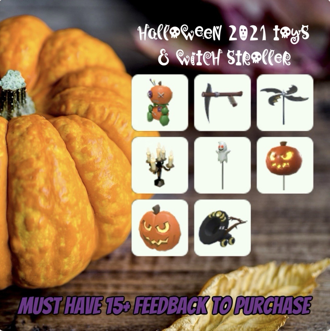 🎀 Halloween 2021 Toys & Witch Stroller 🎃 🎀 ⏩ FAST 🚚 ⚡️Desc ⬇️ ME 🎀