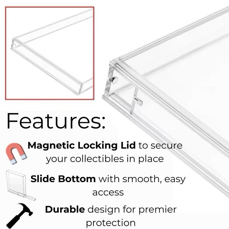 Acrylic Display Case for Nintendo 64 / N64 & SNES Video Games Protective Case