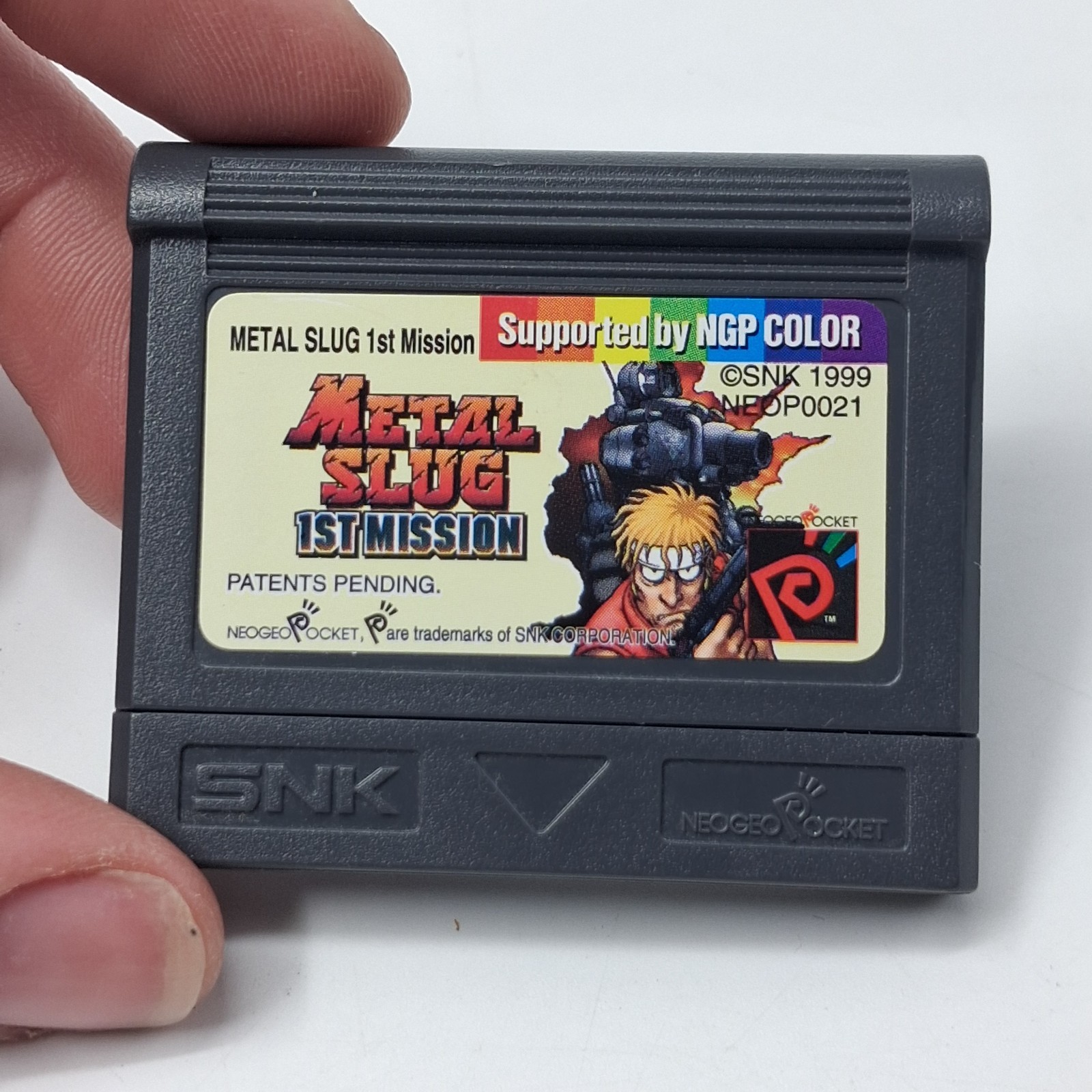 Neo Geo Pocket Color Metal Slug 1st Mission Cartridge Only PAL Region Free