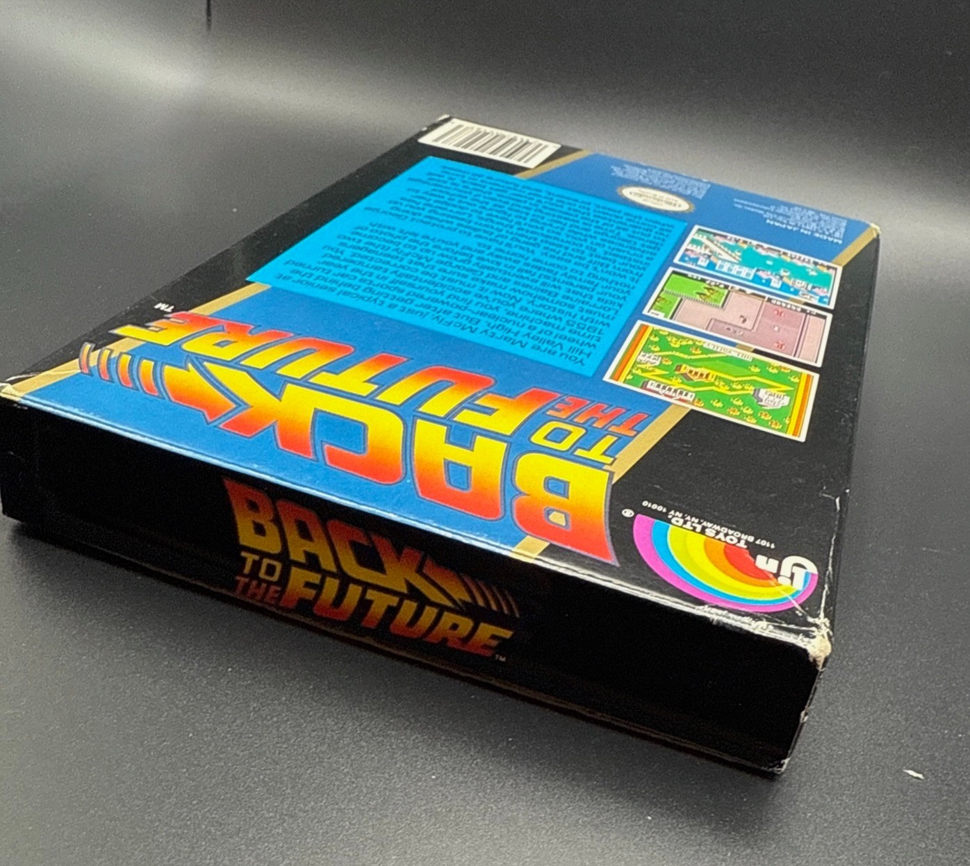 NES Back to the Future Game in Original Box MISSING MANUAL (1989) Nintendo