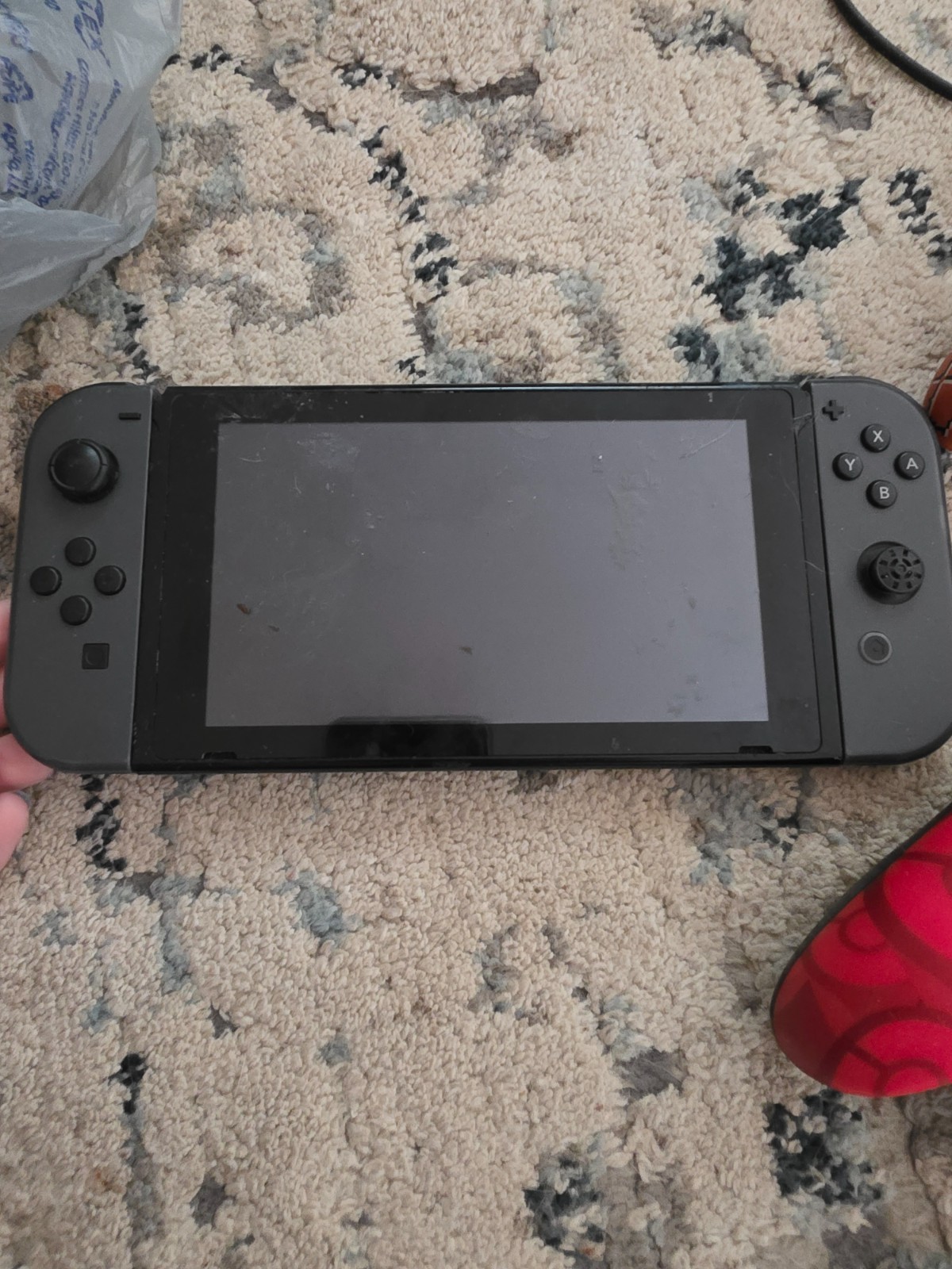 Nintendo switch with dock and controllers