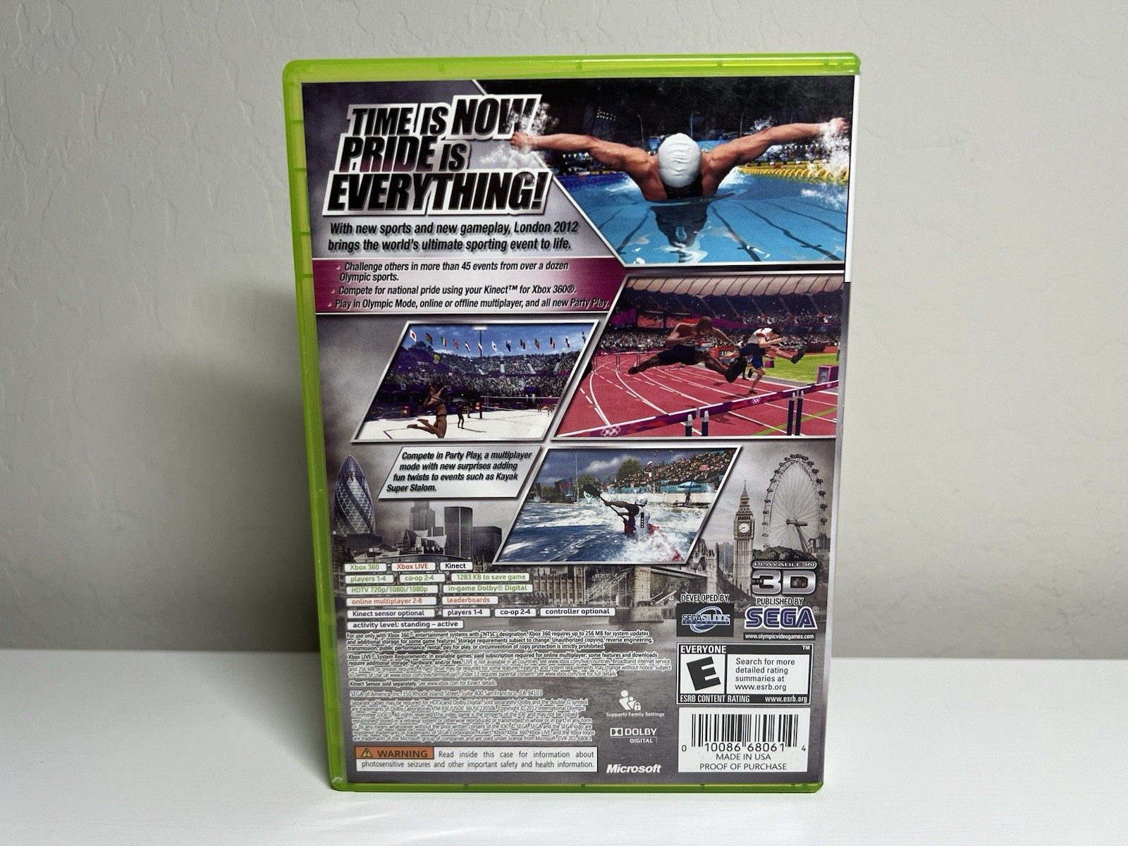 London 2012 Olympics – (Microsoft Xbox 360, 2012) No Manual -Tested & Works