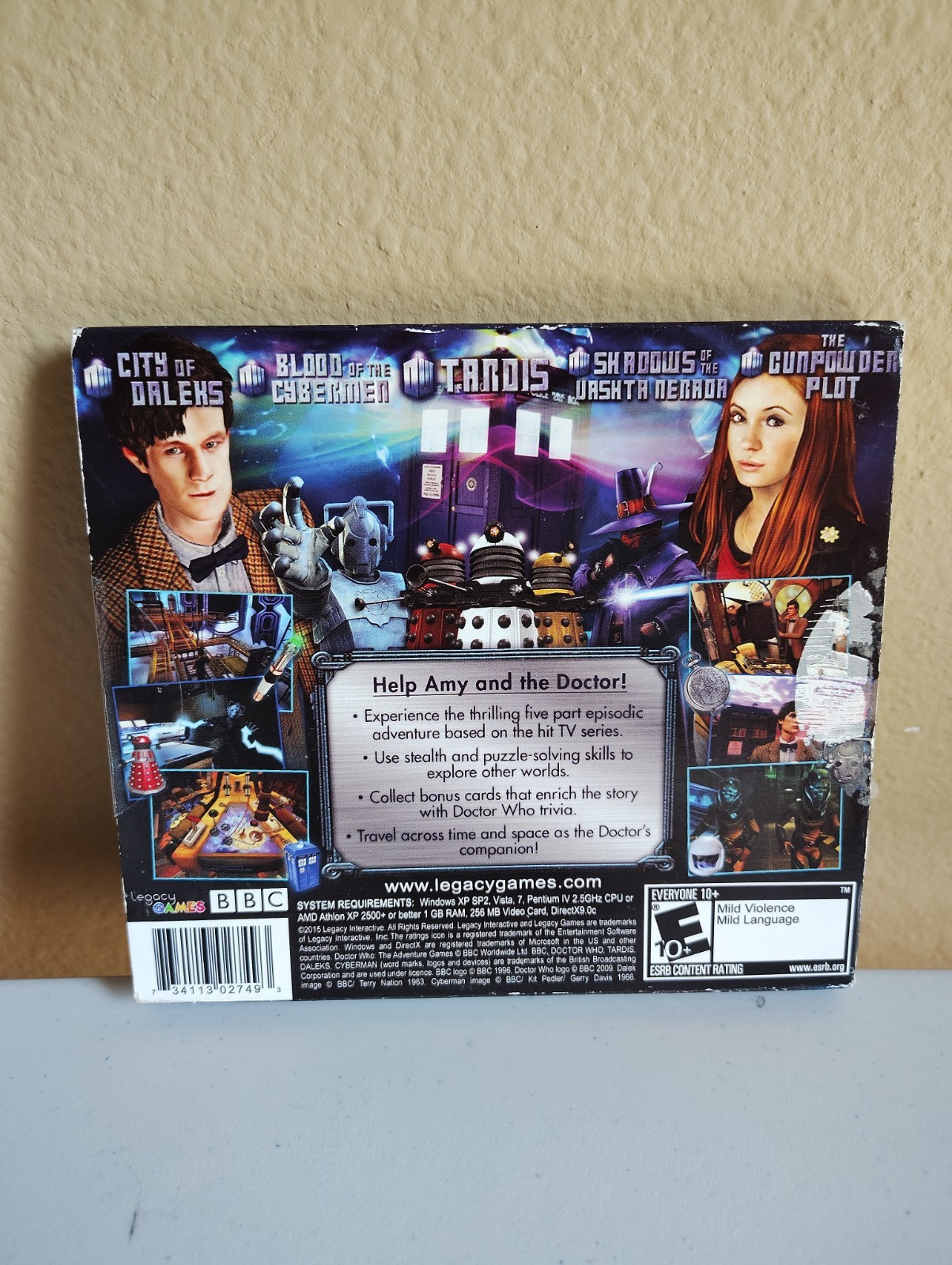 Doctor Who The Adventure Games 5 Pack PC DVD-ROM BBC Legacy Games Used