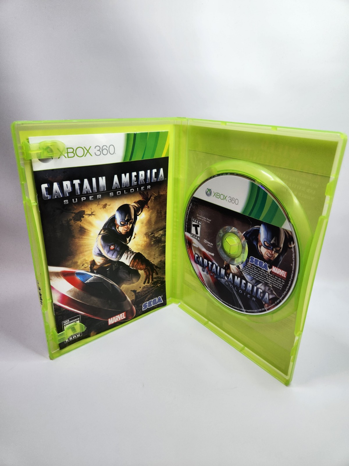 Captain America: Super Soldier – Microsoft Xbox 360 – Complete In Box CIB – Read