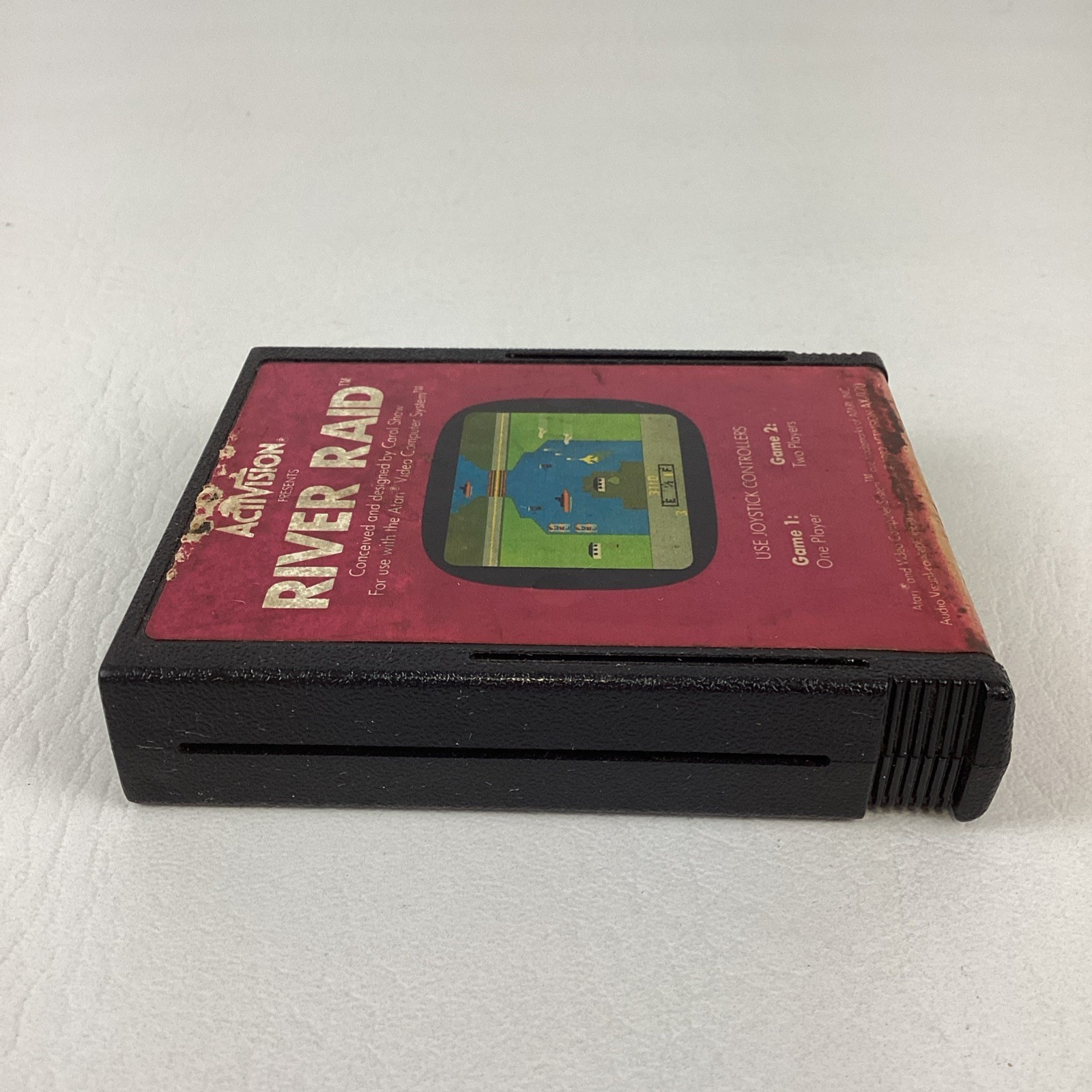 Atari 2600 Activision River Raid Video Game Cartridge Vintage Retro 80s TESTED