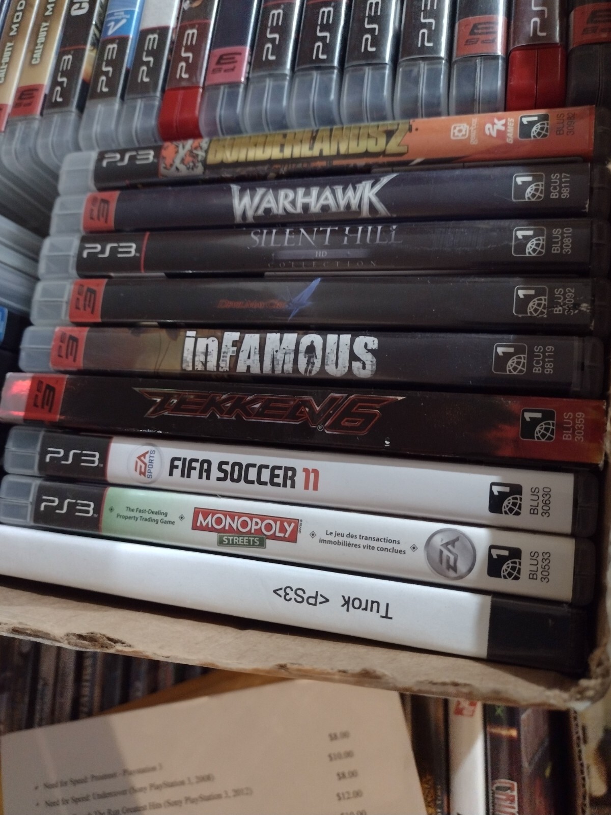 PlayStation 3 Games ~ Most with Manuals!