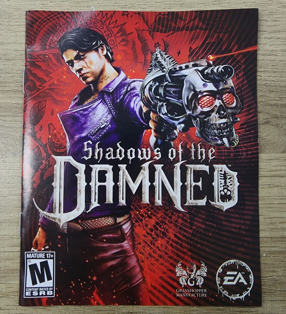 USED AUTHENTIC MANUAL ONLY – NO GAME NO BOX -) SHADOWS OF THE DAMNED (- PS3