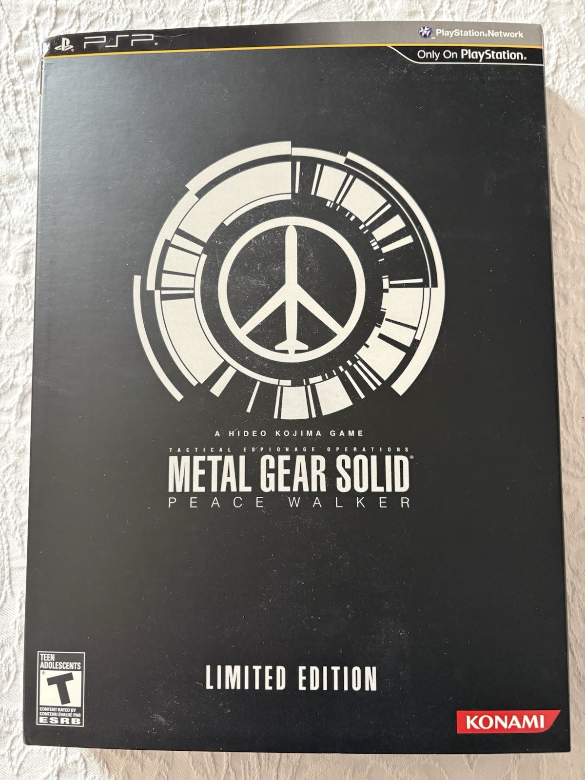 Metal Gear Solid Peace Walker Limited Edition For PSP PlayStation New See Notes