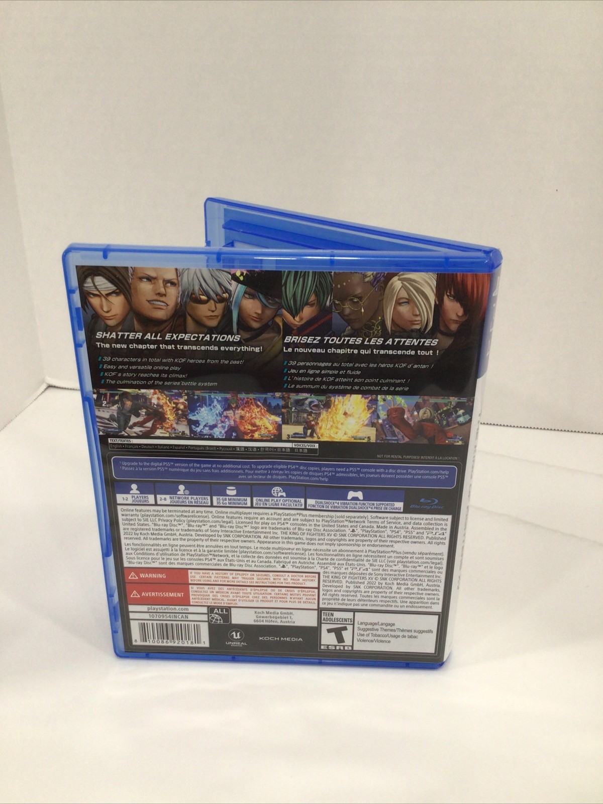 The King of Fighters XV 15 PS4 PlayStation 4 New Other Complete