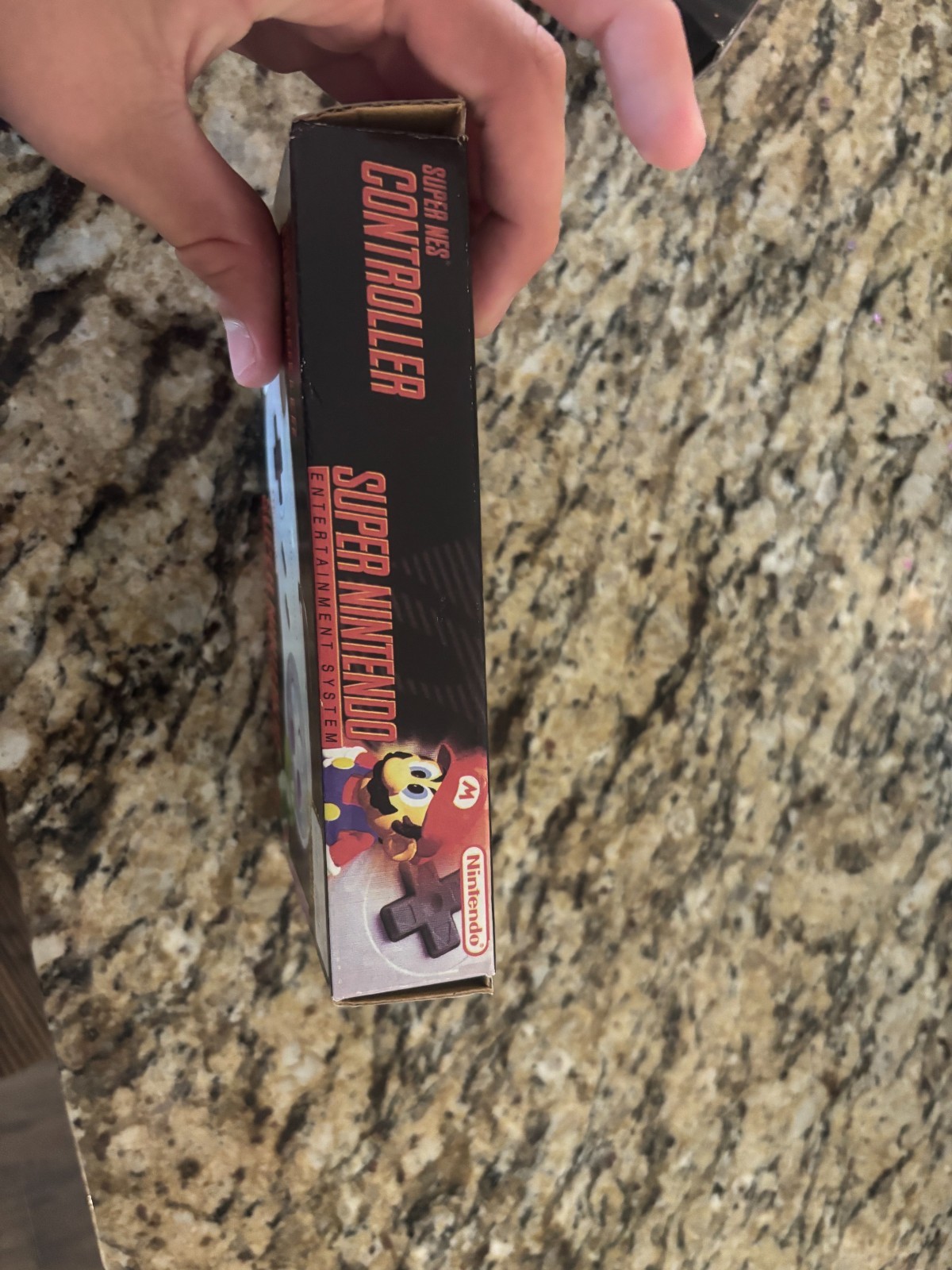 mario and yoshi snes controller in box never taken out of wrapper