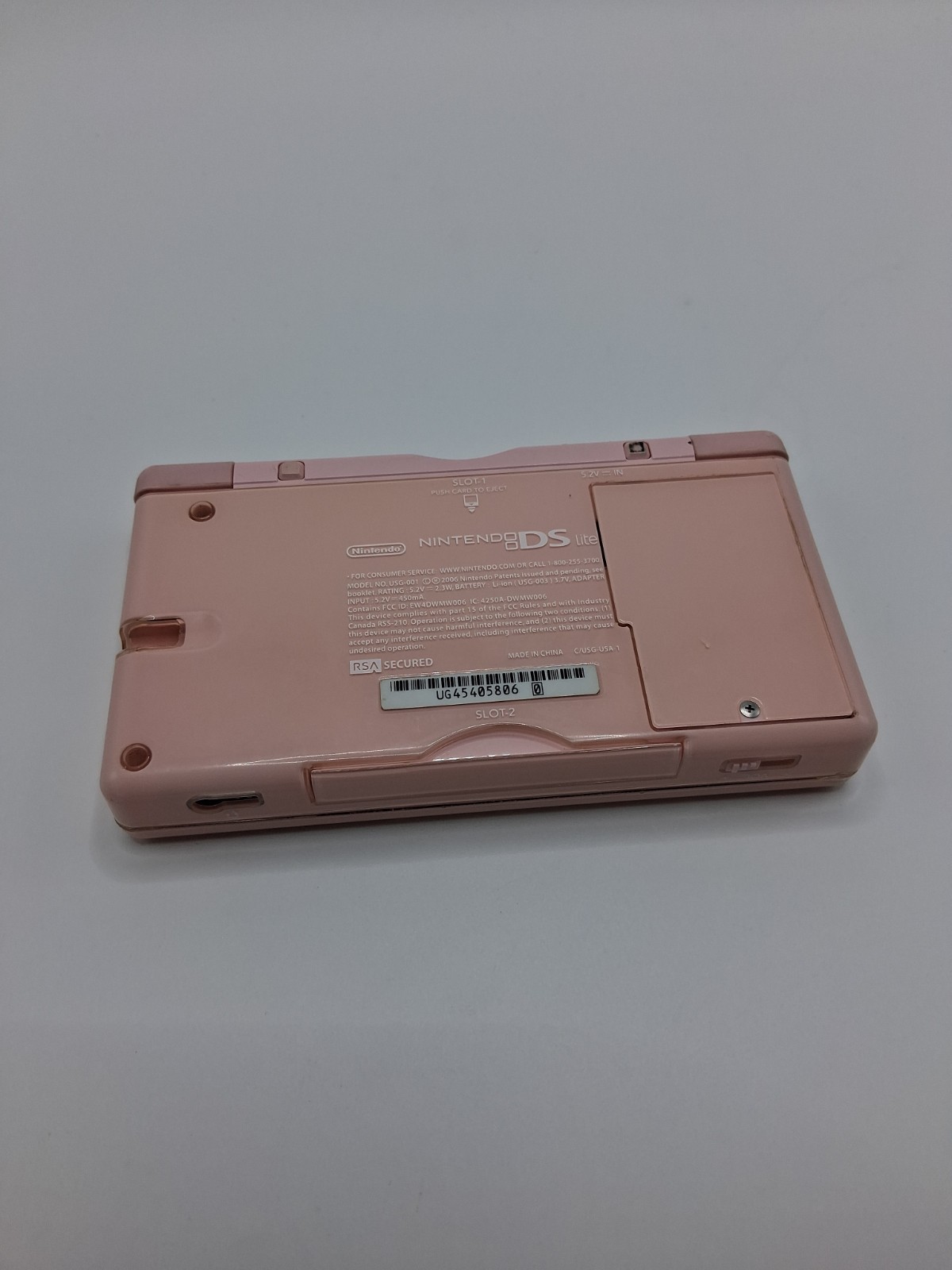 Nintendo DS Lite Pink Console Only – Tested & Working – No Charger