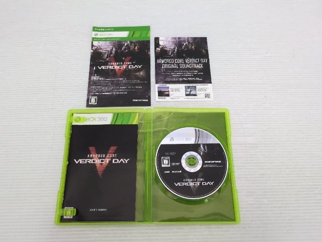 ARMORED CORE VERDICT DAY XBOX360 JP GAME. 9000025701051