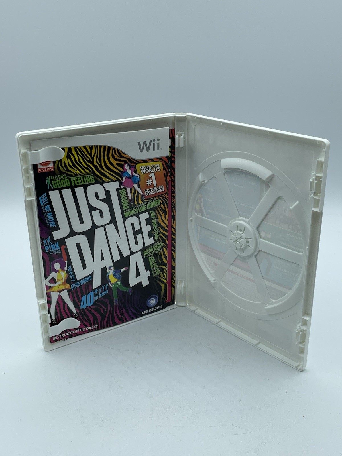 Just Dance 4 (Nintendo Wii, 2012) Case And Manual Only