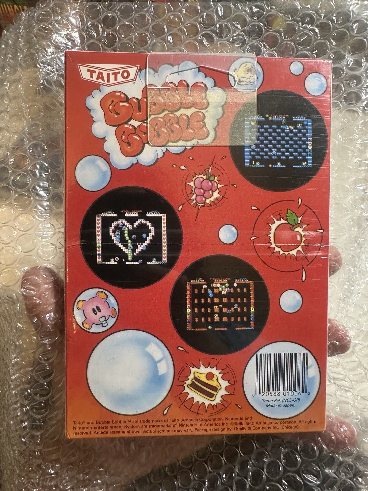 Bubble Bobble (Nintendo NES, 1988) Brand New Sealed Clean Rare