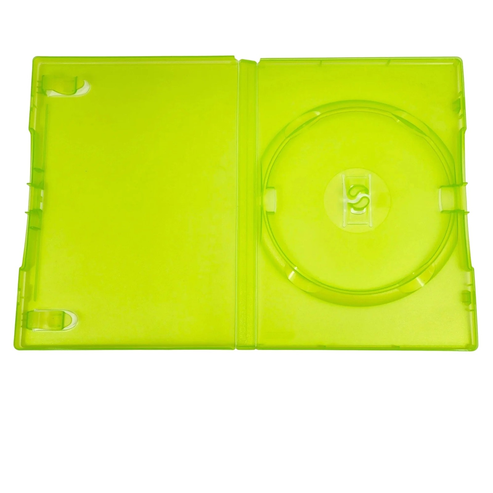 Xbox 360 Replacement Game Case 1-Pack – Empty Disc Case, Clear Transparent Green