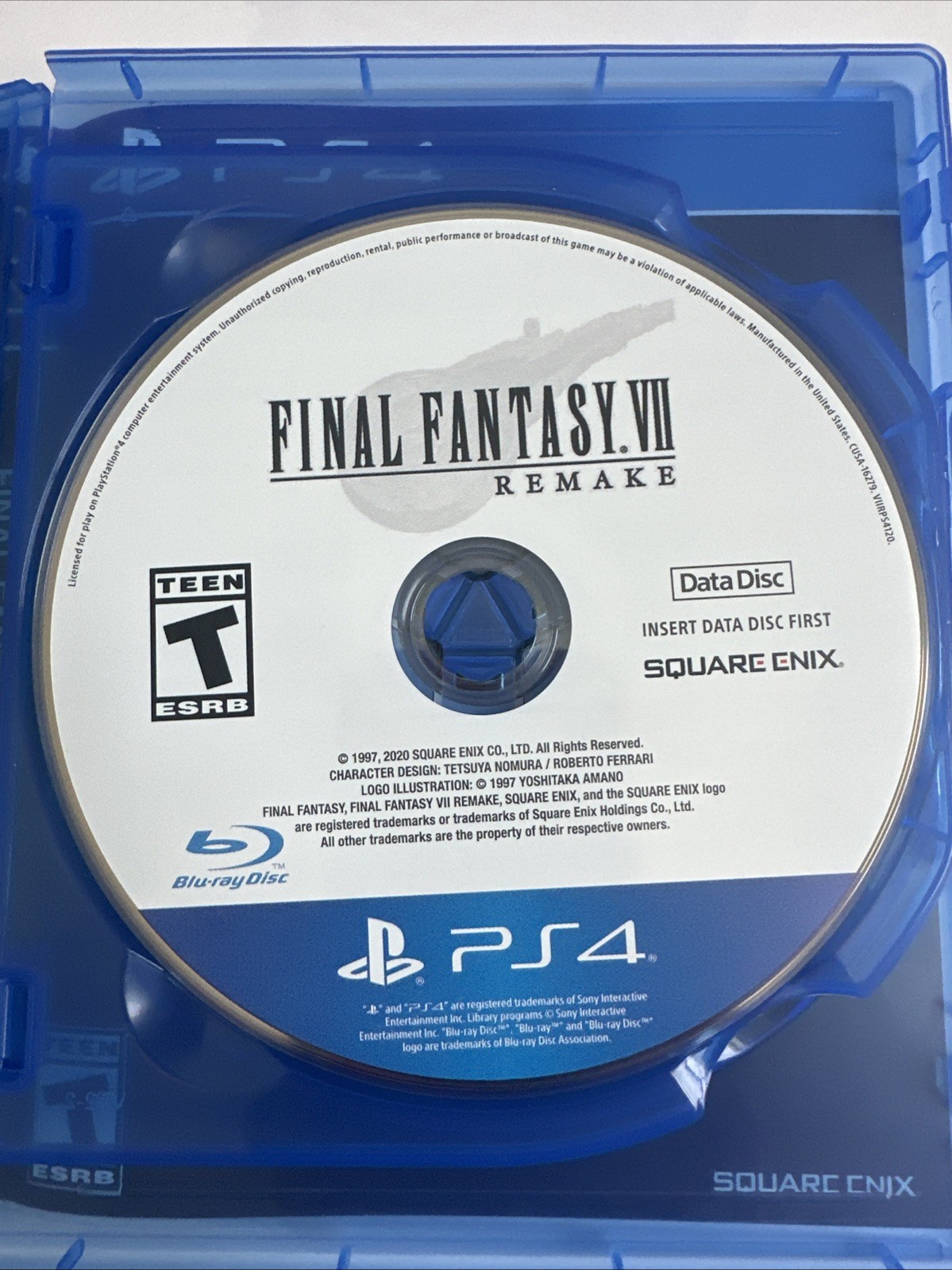 Final Fantasy VII Remake PS4 – Sony PlayStation 4 (Clean Discs, Complete CIB)