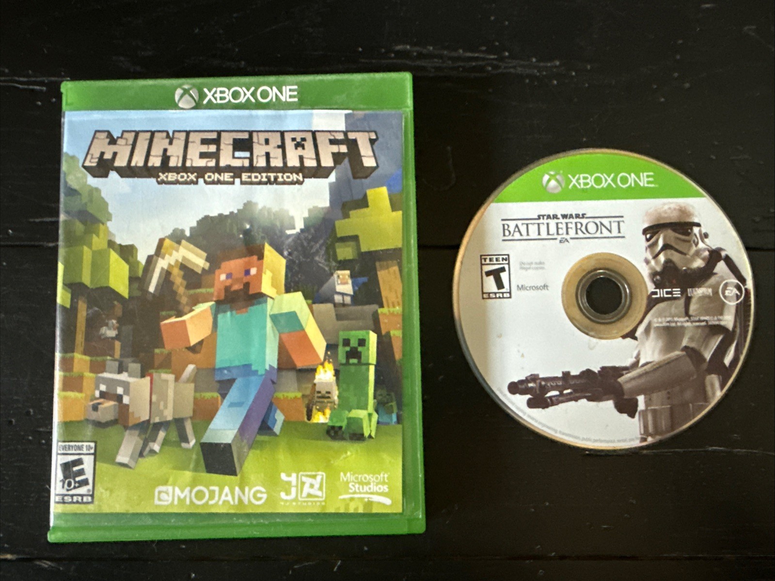 Minecraft Xbox One Edition Microsoft Mojang Video Game Disc Case 2014 E10+