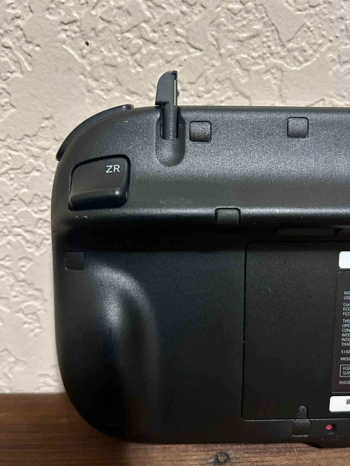 WII U GAMEPAD CONTROLLER BLACK with STYLUS WUP-010 GAMEPAD- TESTED WORKING