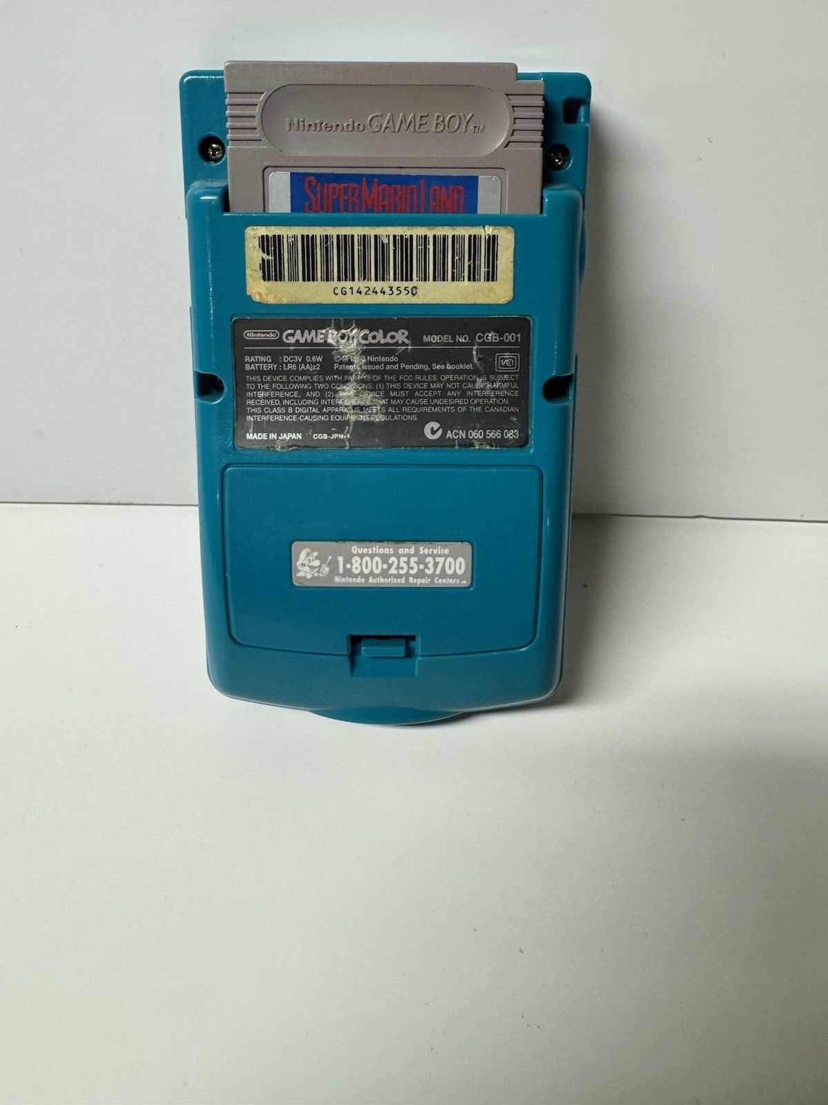 Nintendo Game Boy Color CGB-001 – Teal Blue – 100% OEM – Tested And Working!