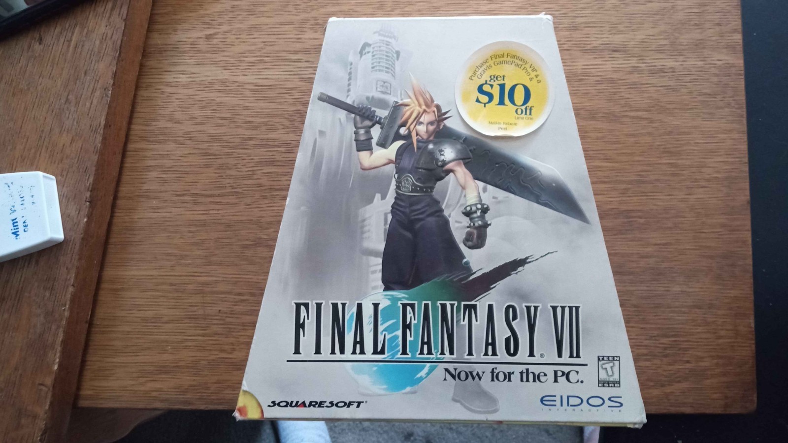 Final Fantasy VII (PC, 1998) Big Box / Trapezoid Box Rare CIB Complete