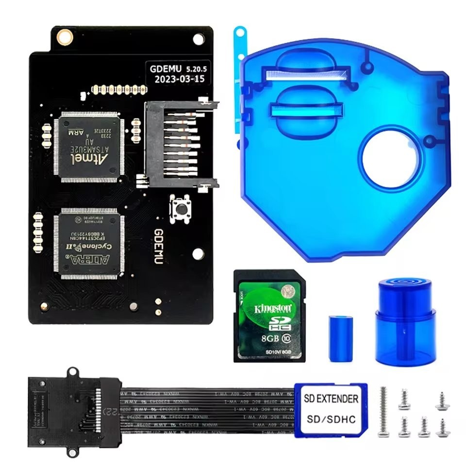 GDEMU V5.15b V5.20.5 Optical Drive Emulator Mount Kit For Dreamcast Console VA1