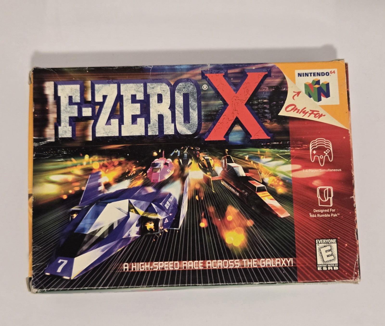 F-Zero X (Nintendo 64 | N64) Authentic Box, Manual, and Operation Card – NO GAME