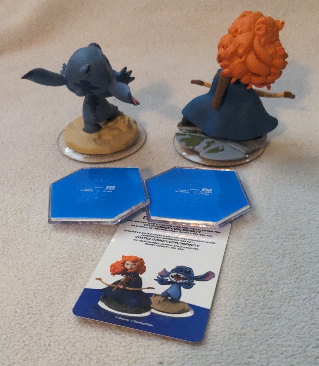 DISNEY INFINITY 2.0 Originals Stitch And Mereda Disc & Figure Characters